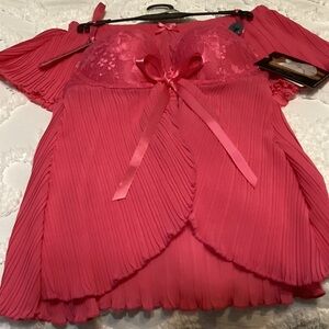 Marilyn Monroe Pink Pleated lingerie